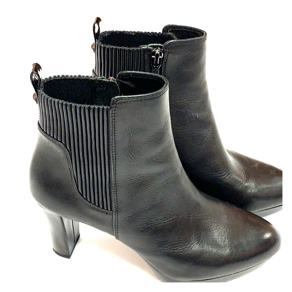 donald pliner black booties